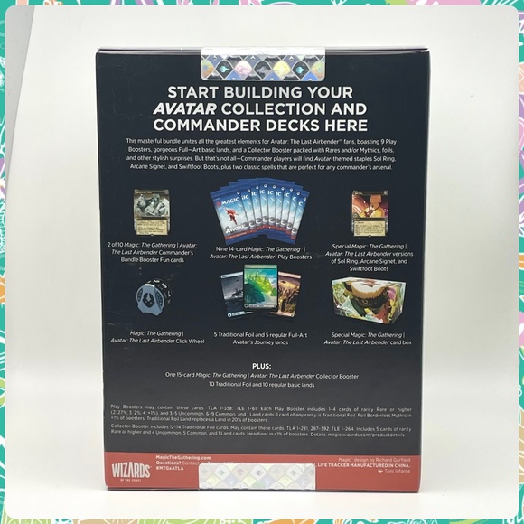 NEW Sealed Magic The Gathering AVATAR THE LAST AIRBENDER Commander Bundle TCG - Picture 4 of 7